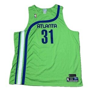 Vintage Reebok NBA Atlanta Hawks #31 Jason Terry Mens Size 56 Green Jersey